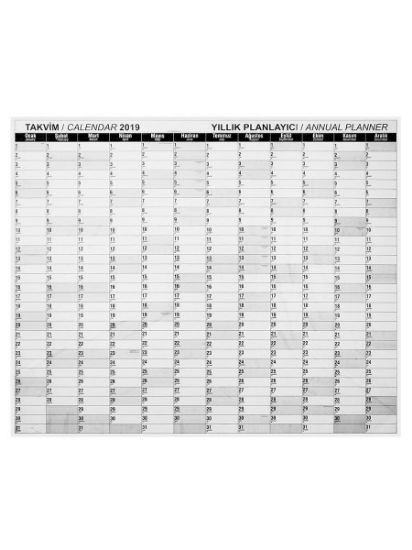 Panda Takvim Planlayıcı 120x100 CM resmi