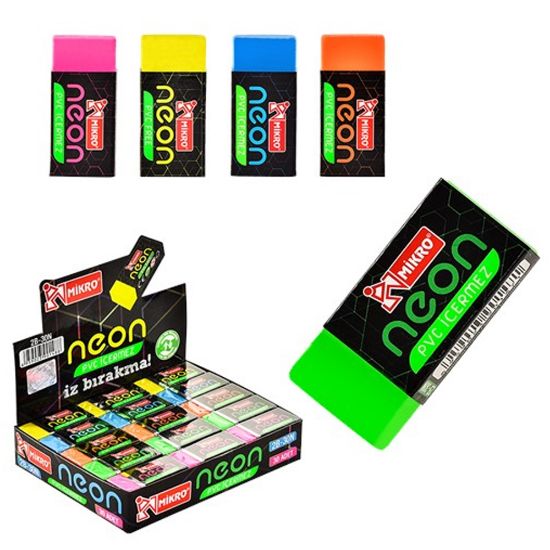 Mikro Silgi Neon 30 Lu 2B-30 (30 Adet) resmi