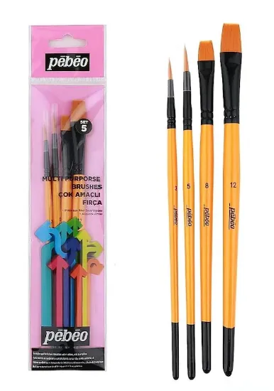 Pebeo Fırça Seti 4 Lü Set 5 resmi