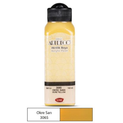 Artdeco Akrilik Boya 140 ML Okre Sarı 3065 resmi