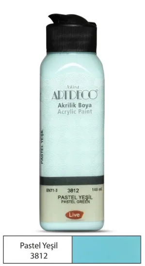 Artdeco Akrilik Boya Pastel 140 ML Pastel Yeşil 3812 resmi