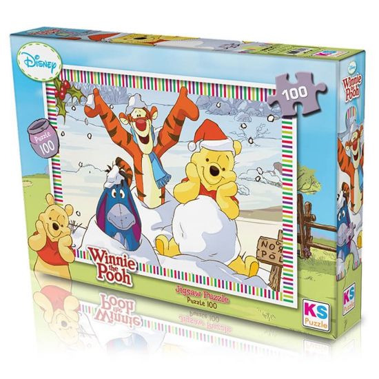 Ks Games Puzzle 100 Parça Winnie The Pooh 714 resmi