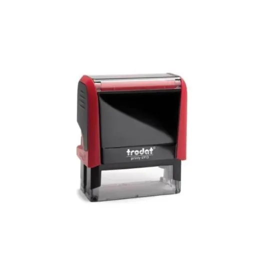 Trodat Standart Kaşe Otomatik 58x22 Kırmızı Gövde Kırmızı Keçe 4913 resmi
