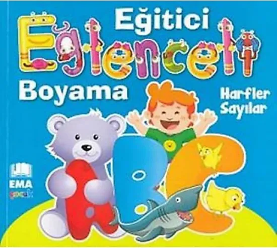 Ema Eğitici Eğl.Boyama-Harfler-Sayılar/Emaçocuk resmi