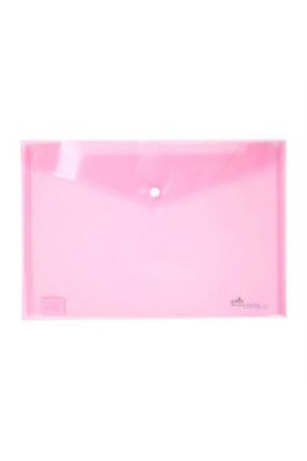 Umix Çıtçıtlı Şeffaf Zarf Dosya Pembe Eco U1120P-PE-ECO (12 Adet) resmi