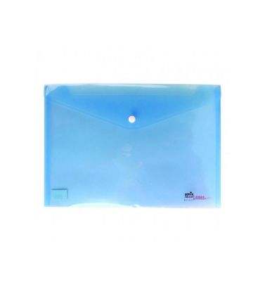 Umix Çıtçıtlı Şeffaf Zarf Dosya Mavi Eco U1120P-MA-ECO (12 Adet) resmi