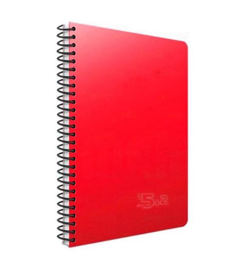 Gıpta Bx Notes Spiralli Seperatörlü Plastik Kapak Defter A4 180 YP 5+2 5036 resmi