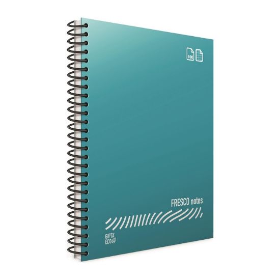 Gıpta Fresco Spiralli Plastik Kapak Defter A4 60 YP Çizgili 4930 (12 Adet) resmi