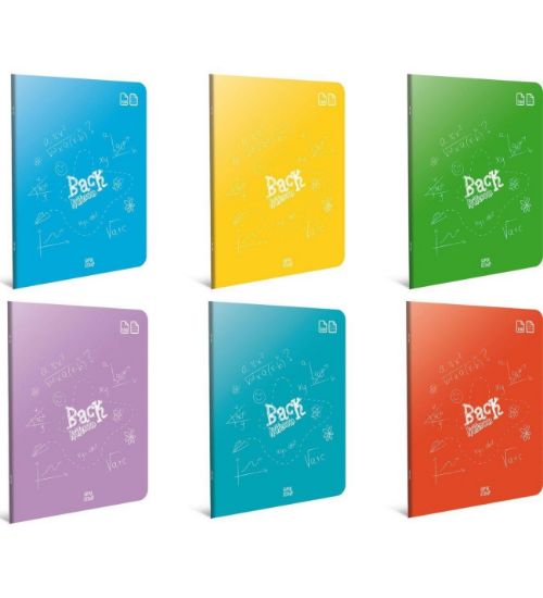 Gıpta Back Tel Dikiş Plastik Kapak Defter A4 80 YP Çizgili 4984 resmi