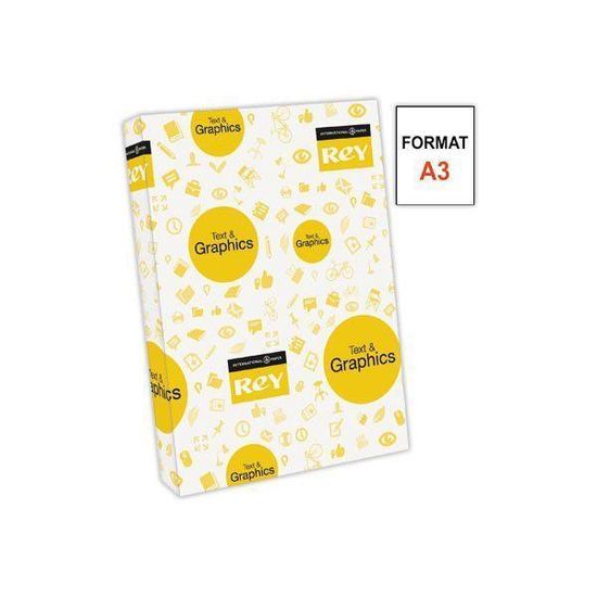 Rey Tex Gramajlı kağıt Laser-Copy-Inkjet 500 LÜ A3 100 GR  (1 Adet) resmi