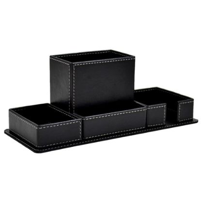 Mimaks Masa Üstü Set Suni Deri 4 Bölme DK-25 resmi