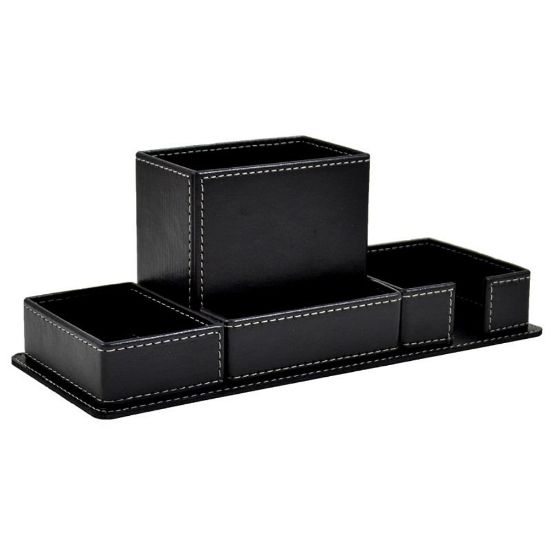 Mimaks Masa Üstü Set Suni Deri 4 Bölme DK-25 resmi