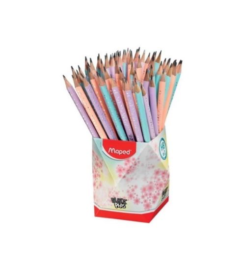 Maped Kurşun Kalem Silgili Pastel Renkli 72 Li (1 Adet) resmi