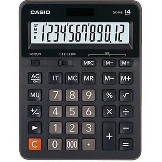 Casio Hesap Makinesi Masa Üstü 14 Hane GX-14B resmi