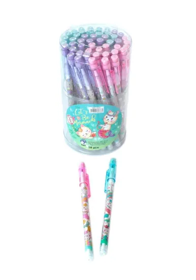 Dolphin Geçmeli Kalem Silgili Meowmaıd MM-5804 (50 Adet) resmi