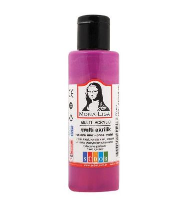 Mona Lisa Multi Akrilik 70 ML Fosforlu Mor SD160-10 (12 Adet) resmi