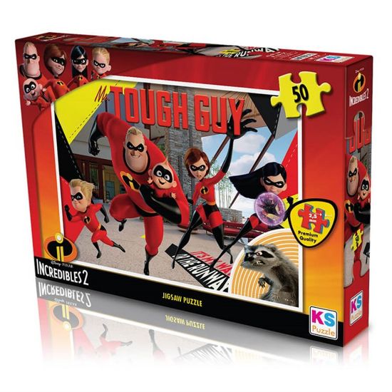 Ks Games Puzzle 50 Parça Incredıbles 2 INC 709 resmi