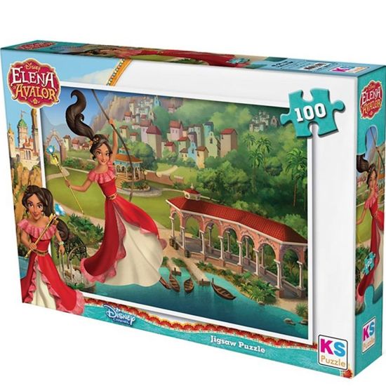Ks Games Puzzle 100 Parça Elena Avalor 714 resmi