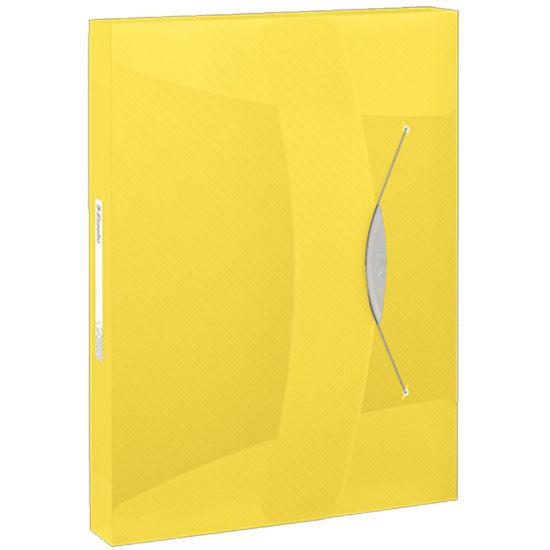 Esselte Lastikli Dosya Vivida Kalın Sarı 624052 resmi