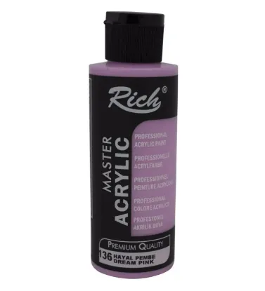 Rich Akrilik Boya Master 120 CC Hayal Pembe 120-136 resmi