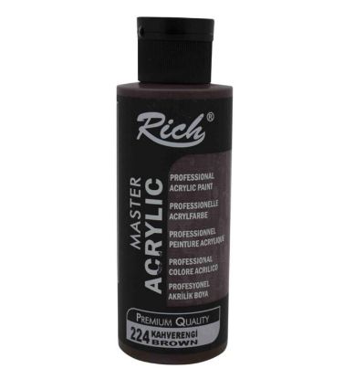 Rich Akrilik Boya Master 120 CC Kahverengi 120-224 resmi