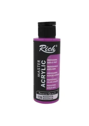 Rich Akrilik Boya Master 120 CC Magenta 139 resmi