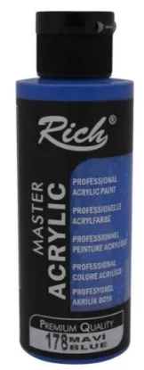 Rich Akrilik Boya Master 120 CC Mavi 120-178 resmi