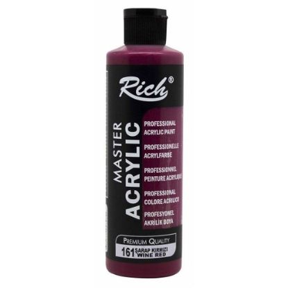 Rich Akrilik Boya Master 120 CC Şarap Kırmızı 161 resmi