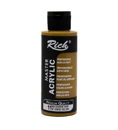 Rich Akrilik Boya Master 120 CC Venedik Sarı 117 resmi