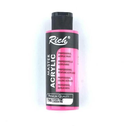 Rich Akrilik Boya Master 120 CC Florasan Pembe 120-796 resmi