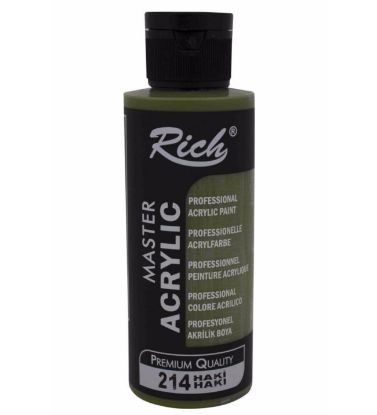 Rich Akrilik Boya Master 120 CC Haki 120-214 resmi