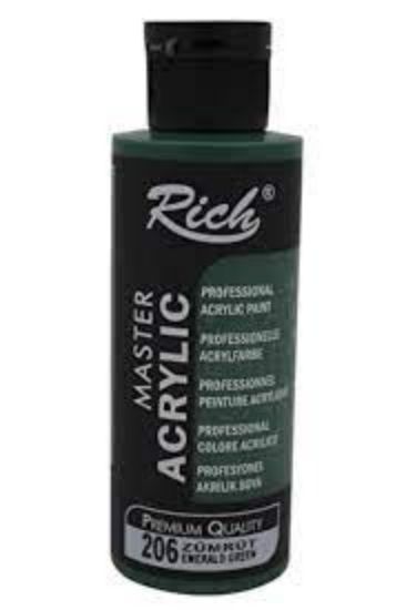 Rich Akrilik Boya Master 120 CC Zümrüt 120-206 resmi
