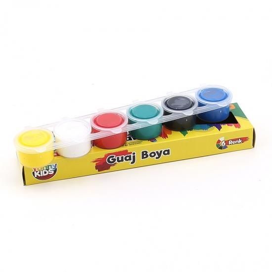 Funny Kids Guaj Boya 25 ML 6 Lı Set resmi