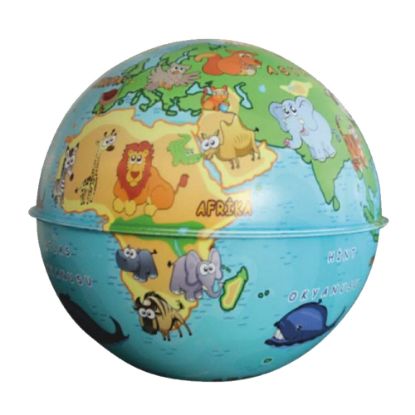Gürbüz Kalemtıraş Globe Hayvanlı Küre 10 Cm 43104 resmi