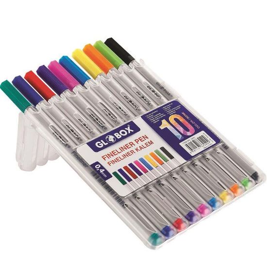 Globox Fineliner Kalem 10 Lu PP Kutu 3240 resmi