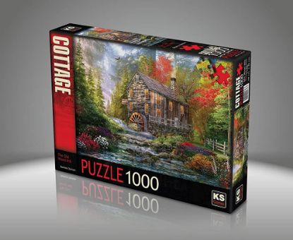Ks Games Puzzle 1000 Parça The Old Wood Mill Dominic Davison 11356 resmi