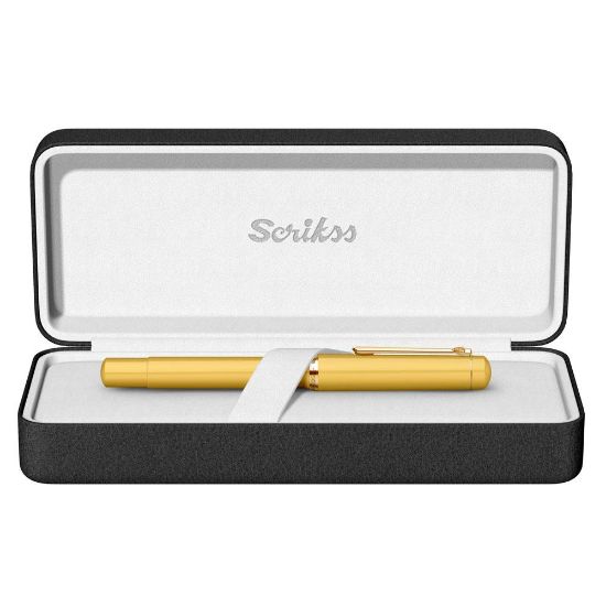 Scrikss Dolma Kalem Lüks Kutu Sarı 419 resmi