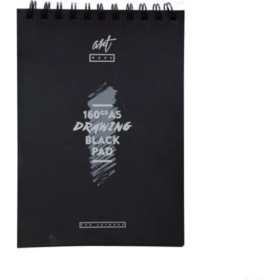 Artwork Çizim Blok A5 160 GR 50 YP Siyah ART-SB-A5 resmi