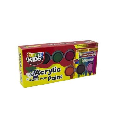 Funny Kids Akrilik Boya 12 Renk 25 ML 1550 resmi