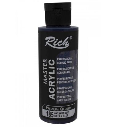 Rich Akrilik Boya Master 120 CC Okyanus Mavi 120-185 resmi