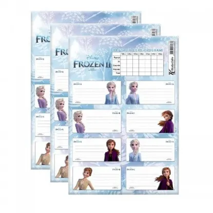 Keskin Color Okul Etiketi Ders Programlı Frozen Iı 3 LÜ 220130-92 resmi