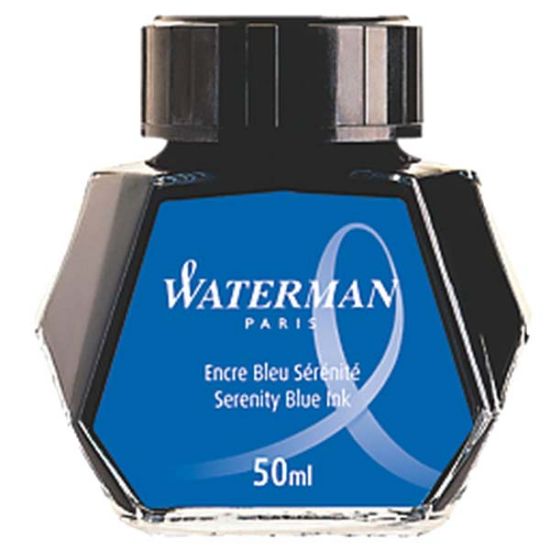 Waterman Dolma Kalem Mürekkebi Cam Şişede 50 ML Mavi S0110720 resmi