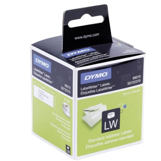 Dymo Label Witer Etiketi Adres 260 Lİ 89x28 MM Beyaz 99010 S0722370 resmi