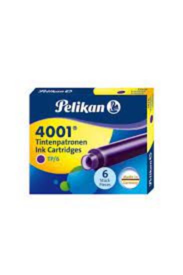 Pelikan Dolma Kalem Kartuşu Küçük Violet 6 LI 4001 resmi