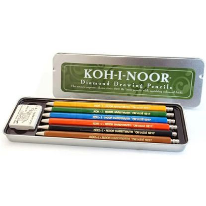 Koh-I Noor Set Of Mechanical Pencils 5217 6 resmi