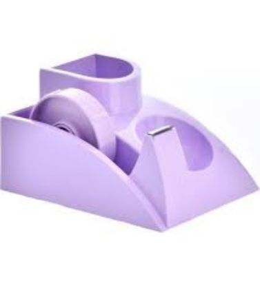 Ops Masa Seti Kalemlik Bant Makinalı Plastik Pastel Mor KLM 304 resmi