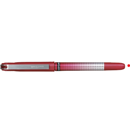 Uni-Ball Roller Kalem Eye Needle İğne Uçlu 0.5 MM Kırmızı UB-185S (12 Adet) resmi