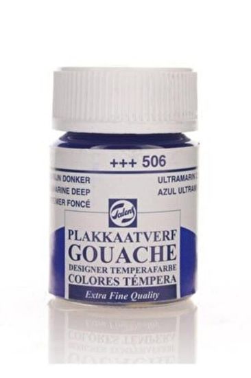 Talens Guaj Boya 16 ML Ultramarine Mavi (Ultramarin Mavisi) 506 (10 Adet) resmi