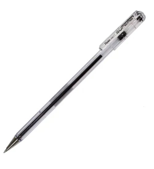 Pentel Tükenmez Kalem 0.7 MM Siyah BK77-A (12 Adet) resmi