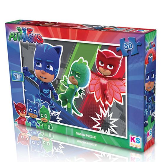 Ks Games Puzzle 50 Parça Pjmasks PJM 709 resmi